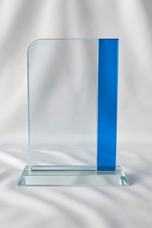 Galvano Rectangular + Franja azul
