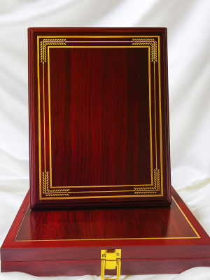 Galvano Madera Lacado + Caja de madera